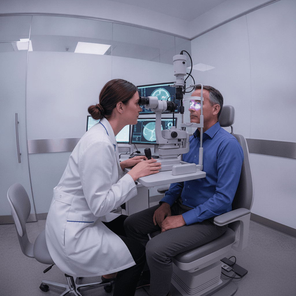 Examen ophtalmologique au cabinet STELIAN - SOULIER